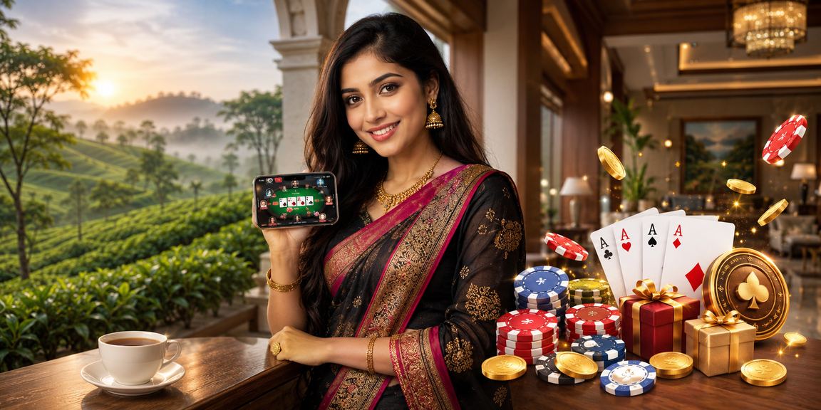 সিলেটের চা বাগানে মোবাইলে পোকার গেম খেলা